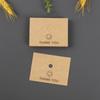 Kraftpapier Schmuck & Haarspangen Verpackung Hängeetikett Karte