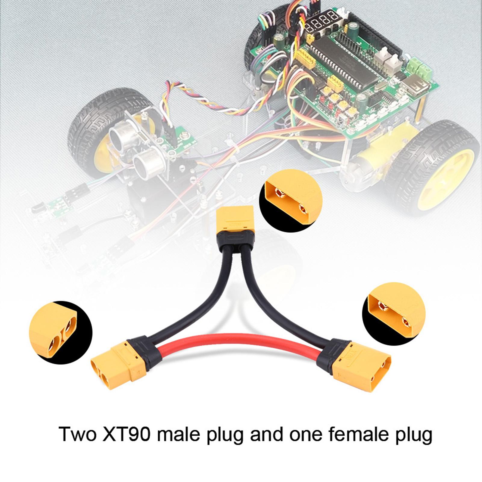 

1шт Пластиковий XT90 10AWG З єднувач Адаптер Кабель Провід RC Аксесуар Для ESC Акумуляторів