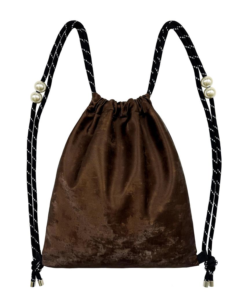 Other-Worldly Drop Pearl Gym Sack [Brown]