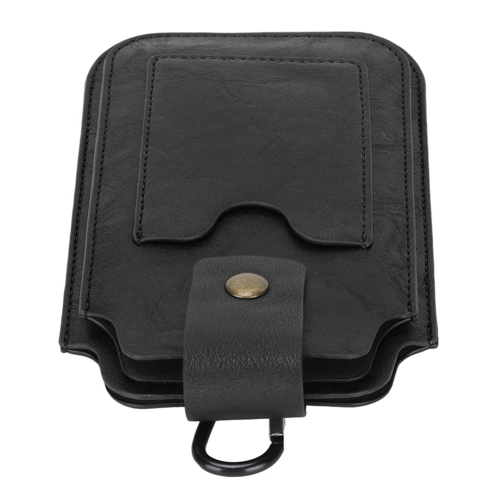 Men PU Leather Phone   Retro   Case Waist Bag Sheath with Waist Clip   and Carabiner for Outdoor