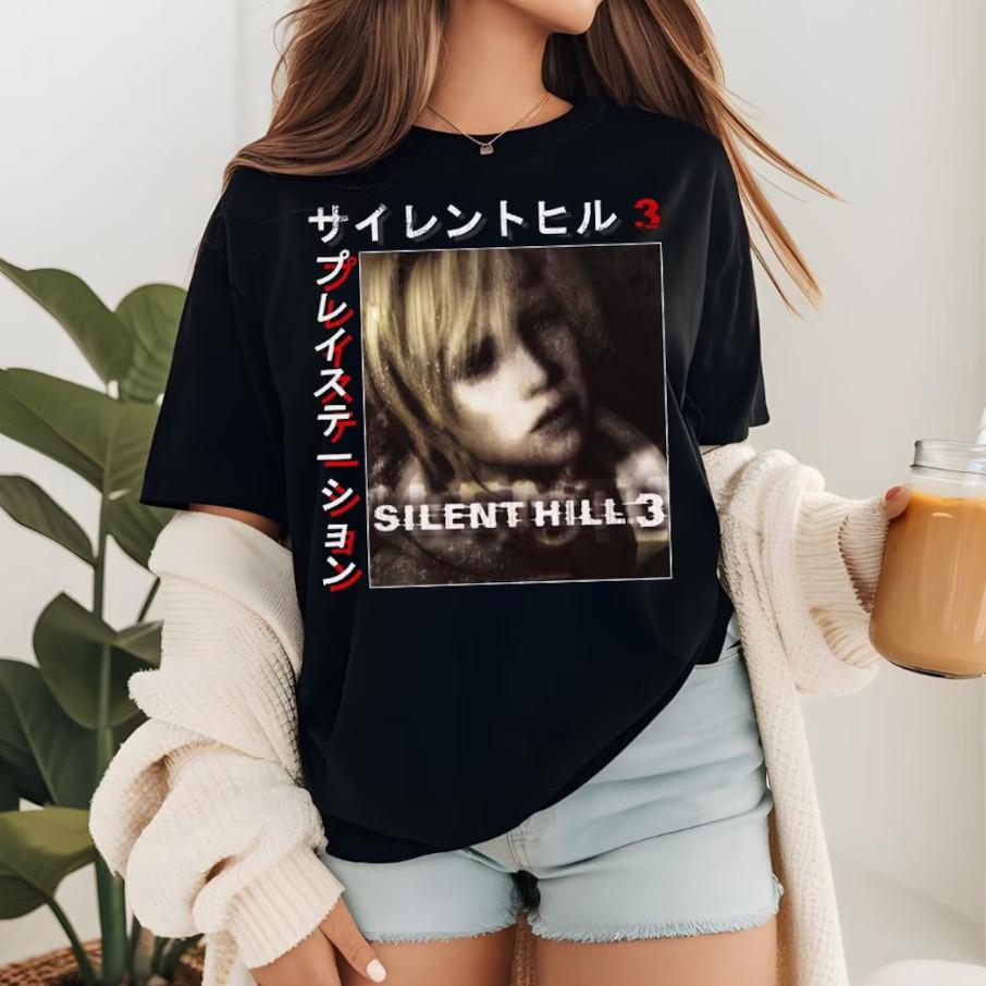 

Футболка Silent Hill 3 в стиле Tsuneki Kotoyuki Винтажная футболка по игре в жанре хоррор 2XL