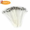 100 mèches de bougie 2,5/9/15/20 cm sans fumée cire芯 pur coton pour la fabrication de bougies DIY mèche pré-cirée outils matériels faits main