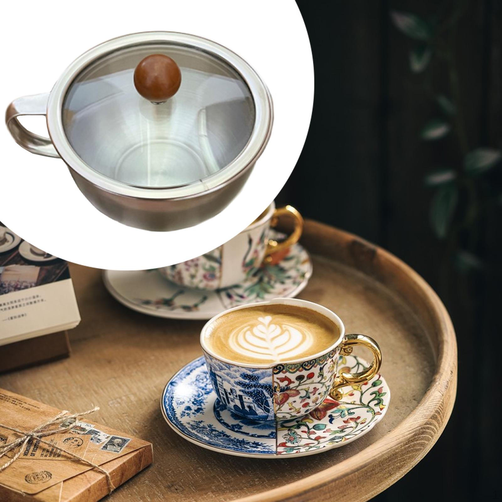 

Набор кружек для кофе из нержавеющей стали объемом 300 мл с крышкой для домашней кухни With Lid