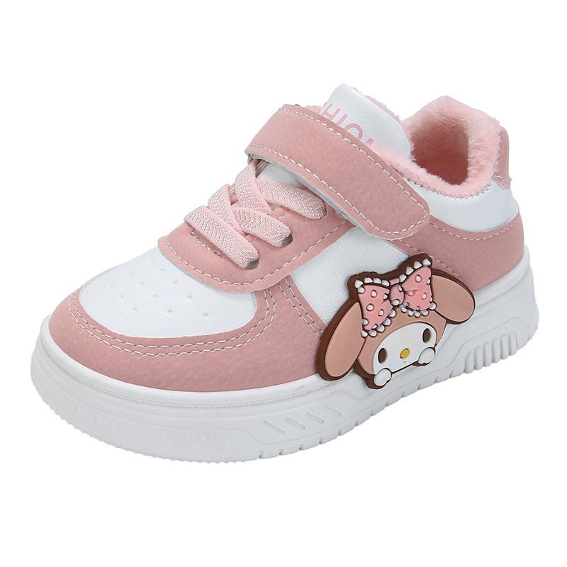 

Children s Cartoon Low-Top Skate Shoes with Cotton Padding and Fleece Lining, for Toddlers and Young Kids, Casual and Cozy Walking Shoes. Size 21, Length 14CM рожевий