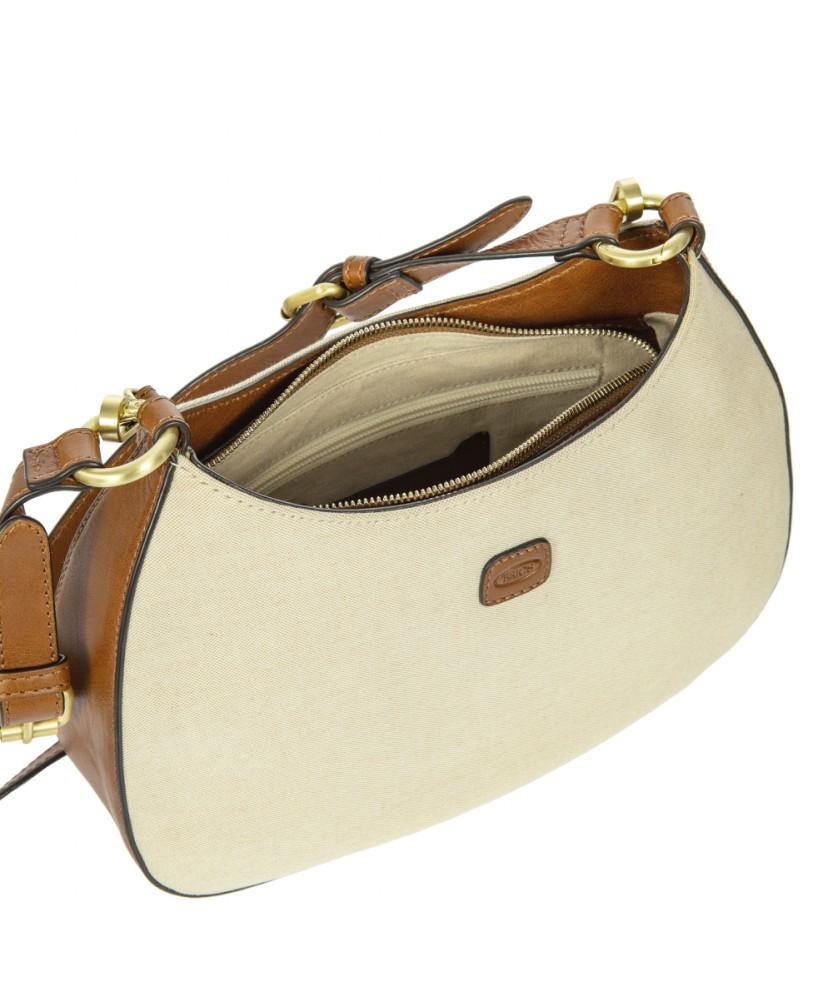 Brics Volterra Trama Shoulder Bag Cappuccino (Br-Boe05961.493)