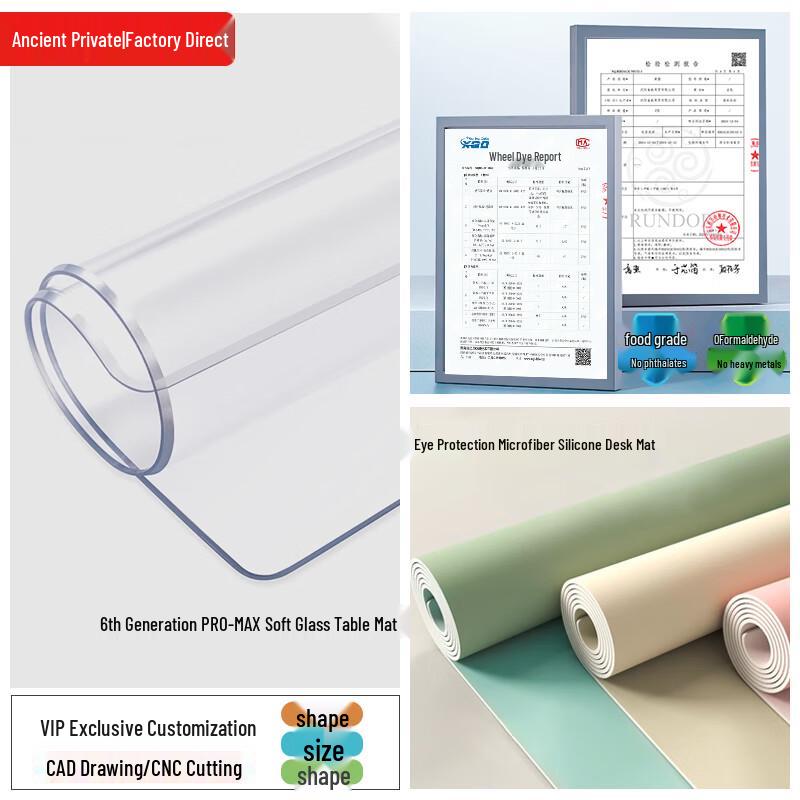 

Gusi Прозрачный ПВХ протектор для стола по индивидуальному размеру
