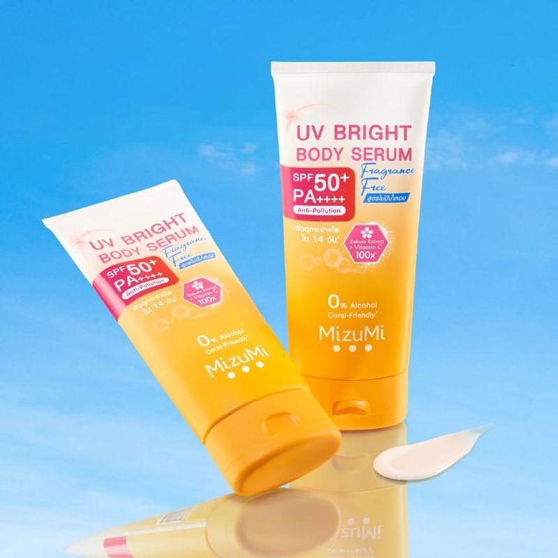 MizuMi - UV Bright Body Serum Fragrance Free SPF 50+ PA++++
