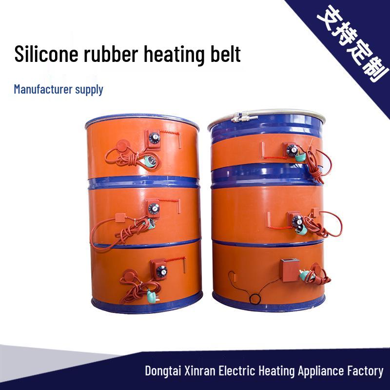 200L Intelligent Silicone Heating Belt for Oil & Chemical Drums: Temperature-Controlled Resin/Paint Heater