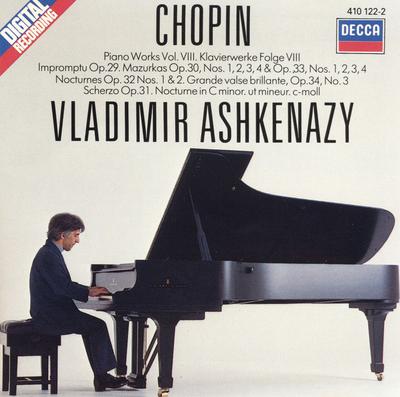 CD FRÉDÉRIC CHOPIN, VLADIMIR ASHKENAZY - Piano Works Vol.VIII = Klavierwerke 4101222 Decca 1984 UK ObiClassical Used
