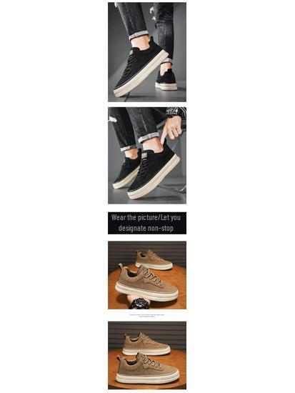 2025 Men's Versatile Casual Sneakers - Skate, Run, Shock Absorbent, Durable & Wear-Resistant.