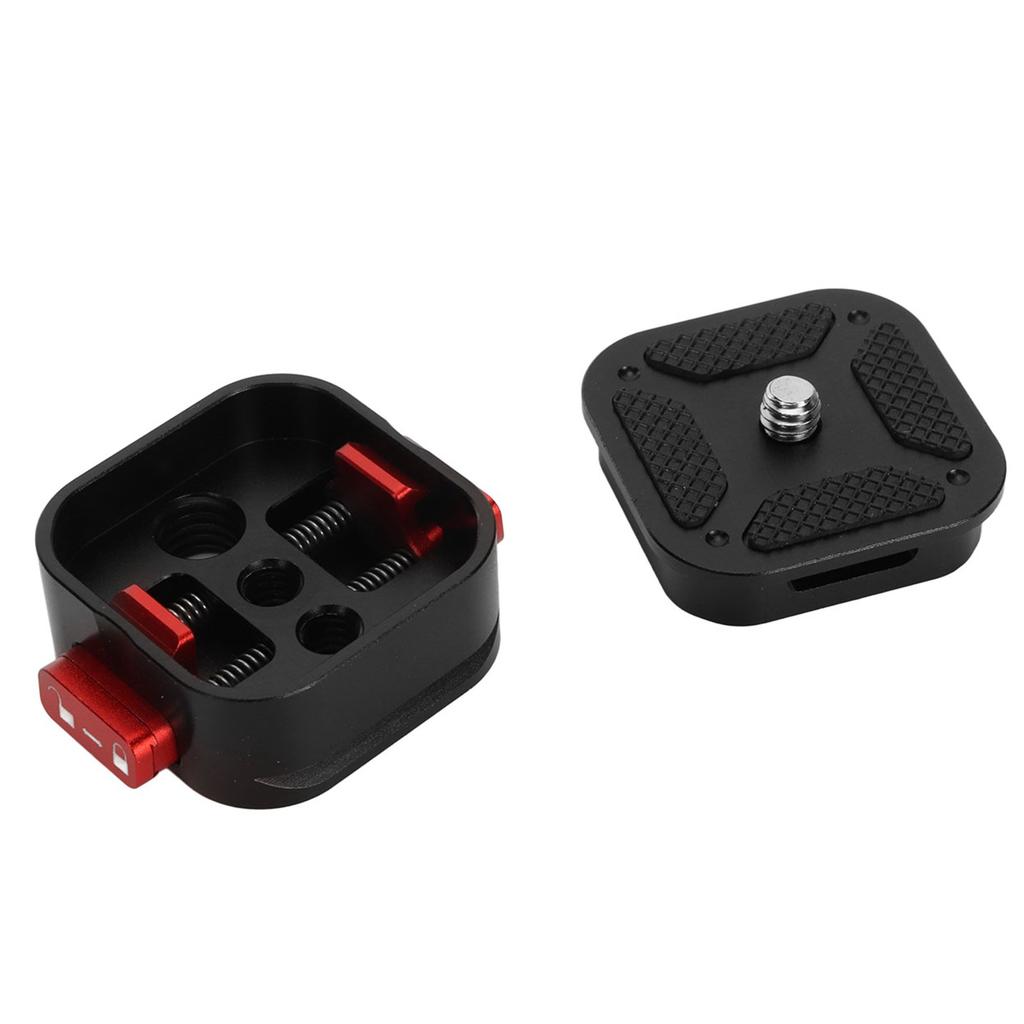Mini Quick Release Plate 1 4 Screw Hole Holder Camera Quick Release Plate for Camera Monitors Stands Microphones