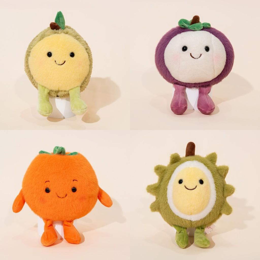 Shaped Plush Fruit Bean Bag Durian Dragon Fruit Toy For Kids Playroom Decor