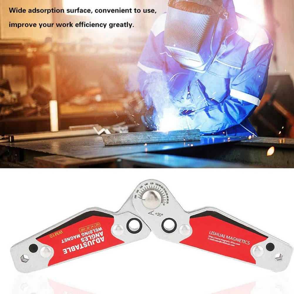 Adjustable Multi-Angle Welding Magnet Clamp Tool Strong NdFeB Magnet Magnetic Welding Clamp 20-200 Degree For Welding Fabri T7T8