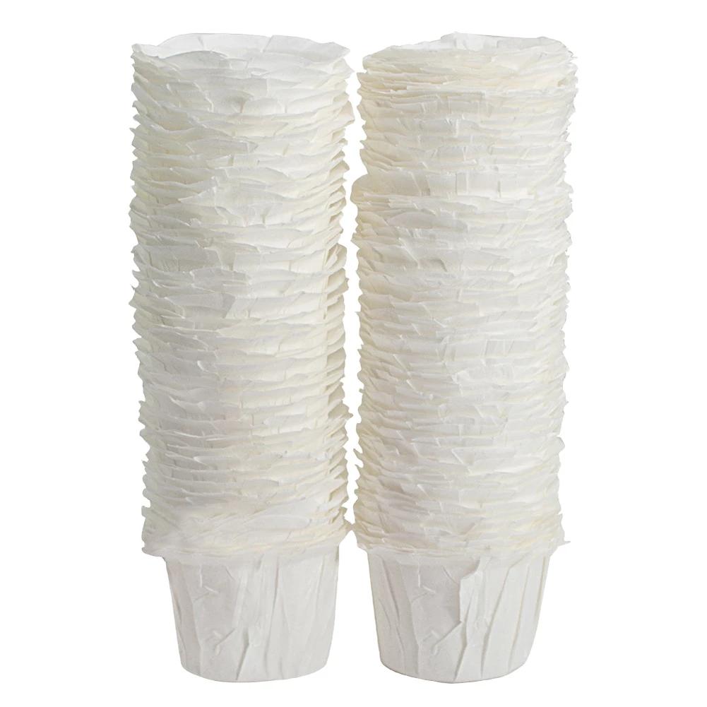 100pcs Disposable Paper Filters Cups Replacement White Coffee Filter Paper Pod for Keurig Capsules Coffee Filters Accessories