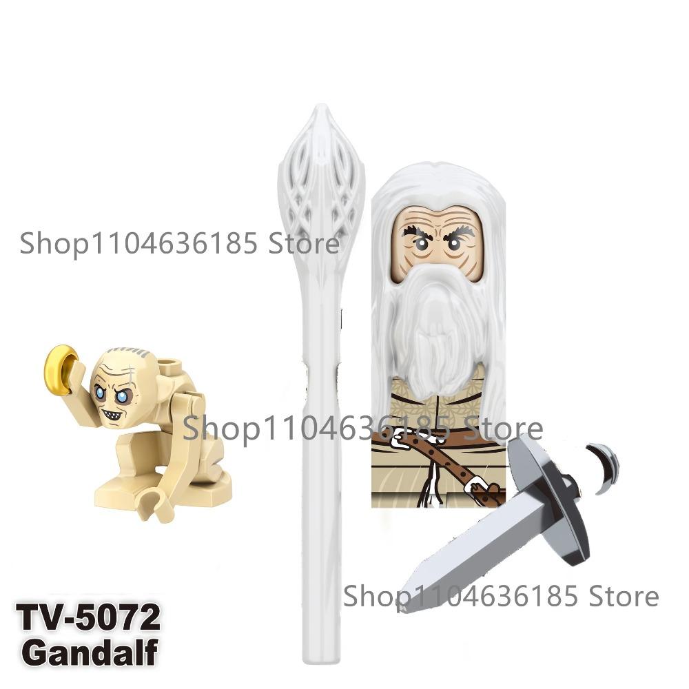 New Lord Rings Mini Figure Model Elves Orcs Army Gandalf Saruman Game Thrones Action Figure Building Blocks Kids Toys Gifts