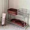 Stainless Steel Bathroom Vanity Organizer Shelf