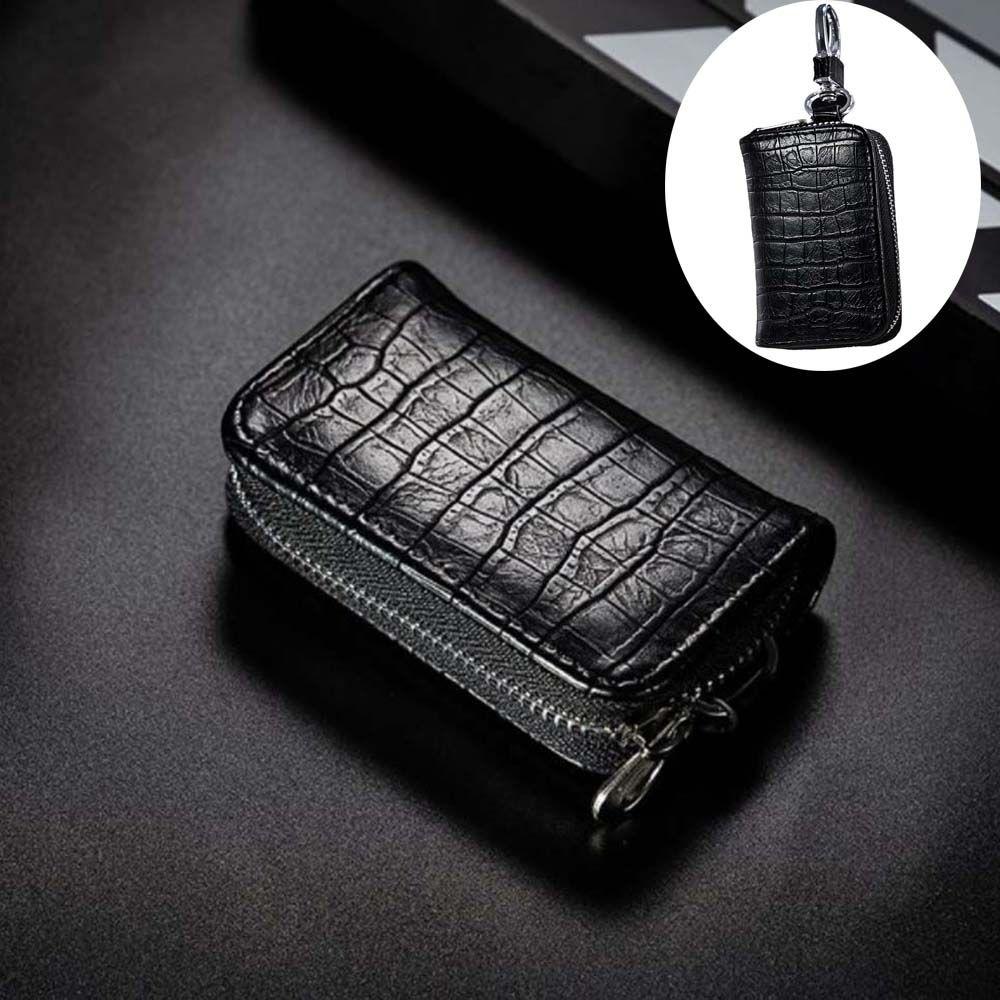 Pattern PU Leather With Keyring Car Key Wallets Car Key Case Zipper Key Case Bag Key Bag Case