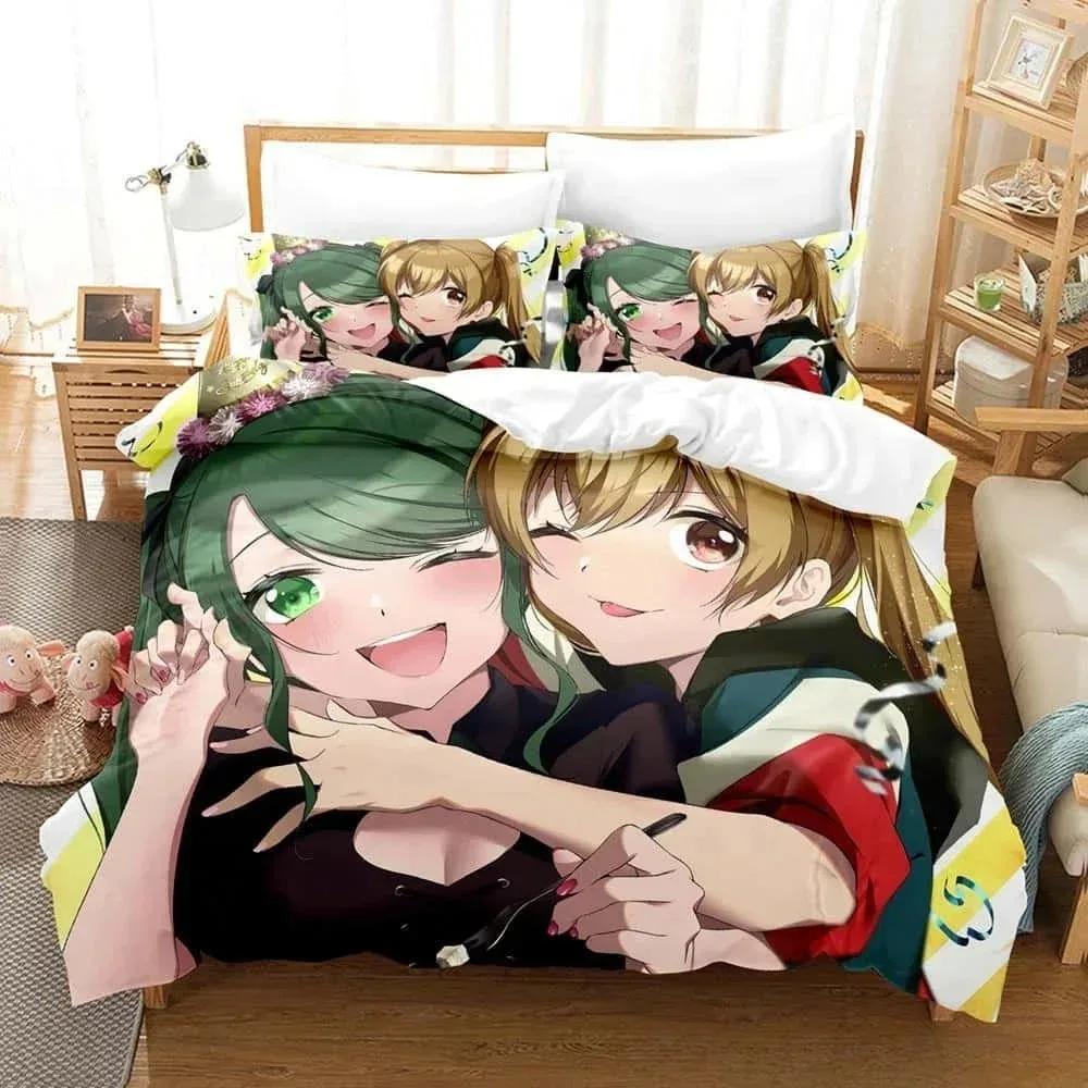 3D Print Anime D4DJ All Mix Bedding Set Single Twin Full Queen King Size Bed Set Adult Kid Bedroom Duvet Cover Sets Home Textile