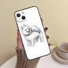 Cartoon Samoyed Dog Phone Case For iPhone 11 15 12 13 14 16 Pro Max 7 8 Plus X XR XS Mas Shell Cover