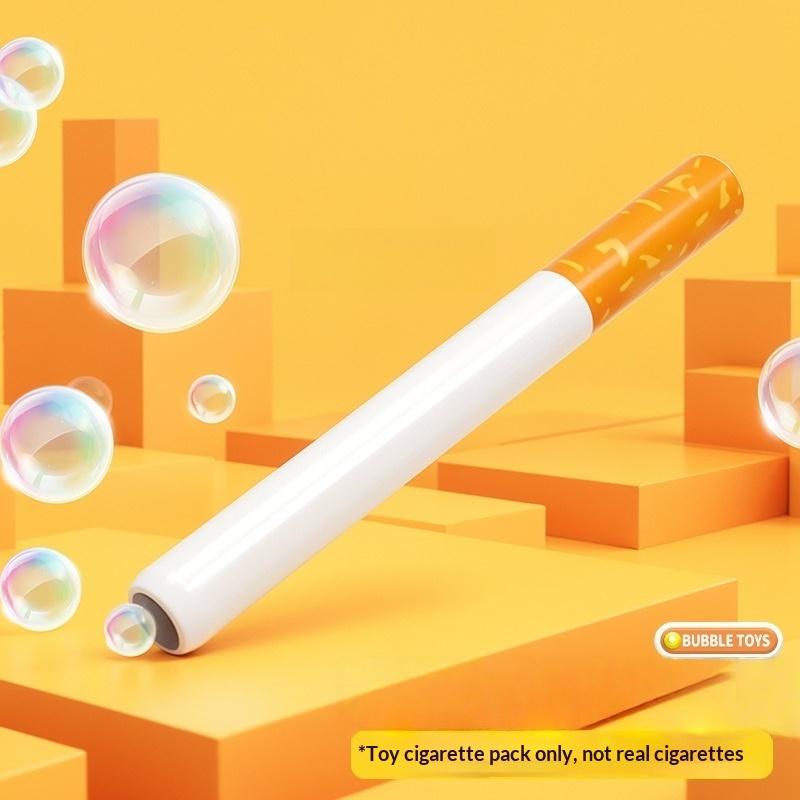 2 Stück Mini-Seifenblasenstab Handheld-Seifenblasenpfeife Requisite Streich Kreativer Zigaretten-Seifenblasenstab Party-Atmosphäre Schaffendes Werkzeug