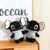Japanese Luo Xiaohei Black Cat Plush Keychain - Cute, Big-Eyed Doll Pendant