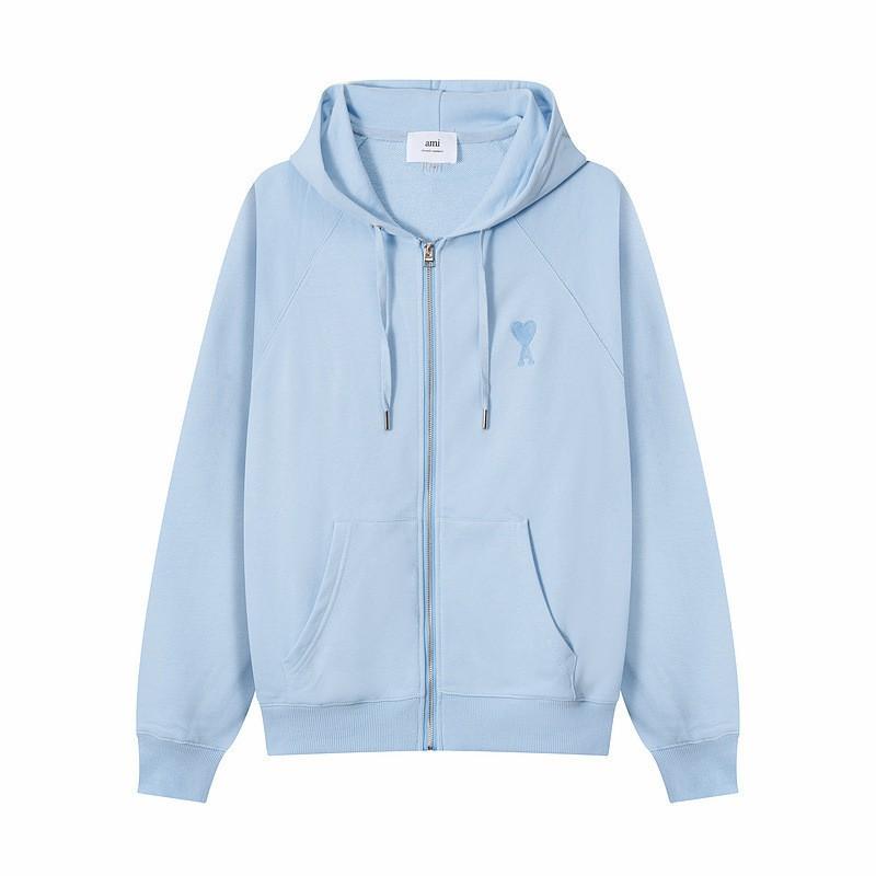 Unisex Hooded Zip-Up Sweatshirt Long Sleeve Casual Oversized Cotton Pullover Teens Adults