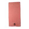 Thickened Embroidered Microfiber Coral Fleece Dog Bath Towel - Absorbent & Soft