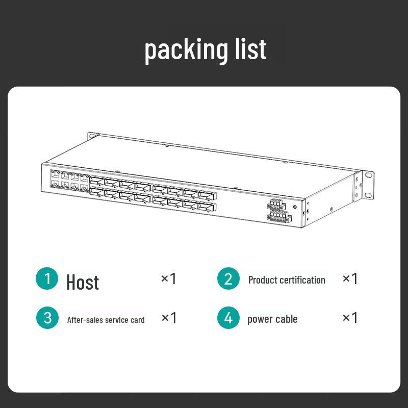 Maiwei 24/26/28-Port Managed Industrial Gigabit/10-Gigabit Rackmount Switch