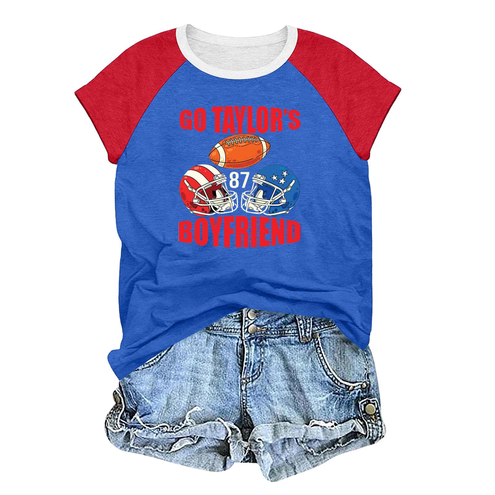 Unisex casual and fashionable short sleeved printed T-shirt top L