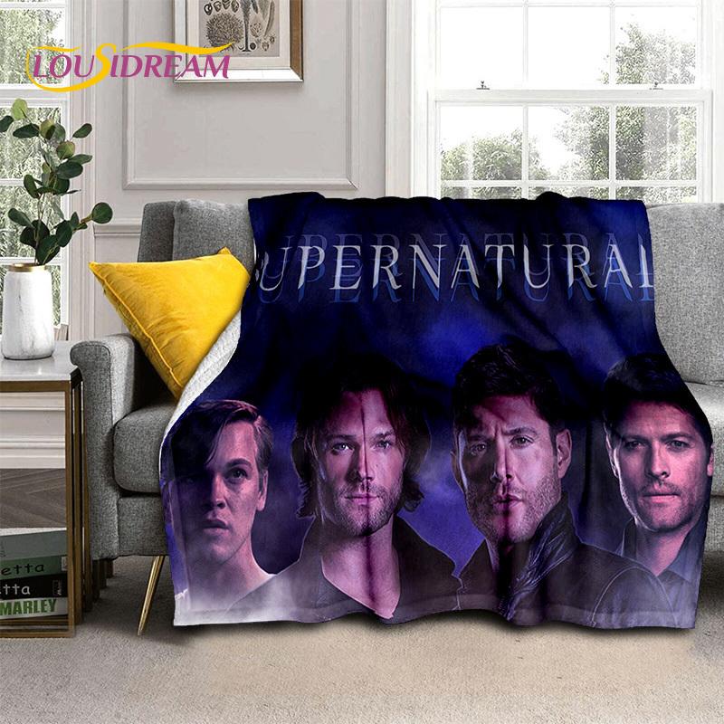 Supernatural Series 3D Blanket,Flannel Throw Blanket for Home Bedroom Bed Sofa Living Room Picnic Office Hiking Leisure Nap Gift