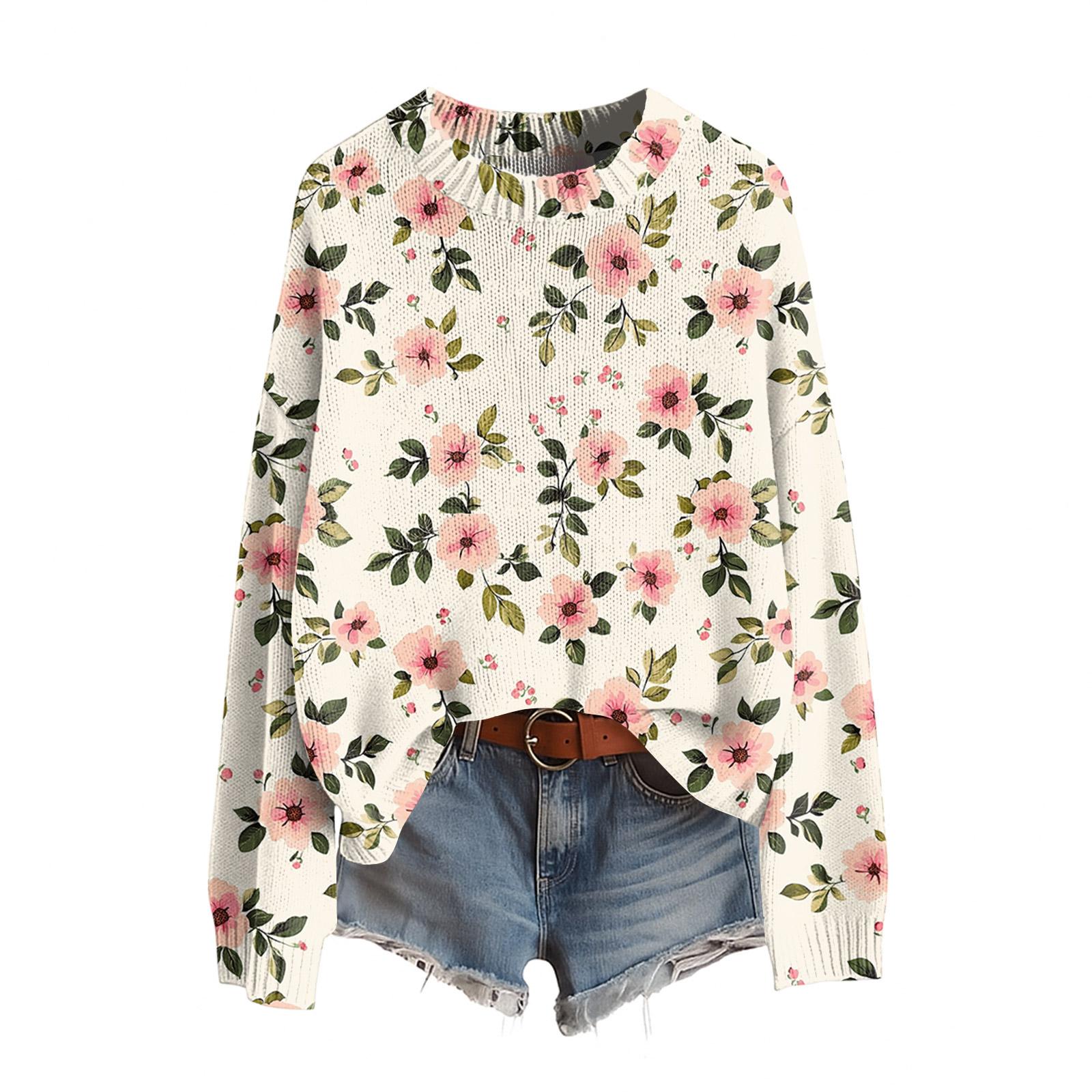 Женский смешной женский свитер с круглым вырезом, наряд, уродливый костюм-свитшот M