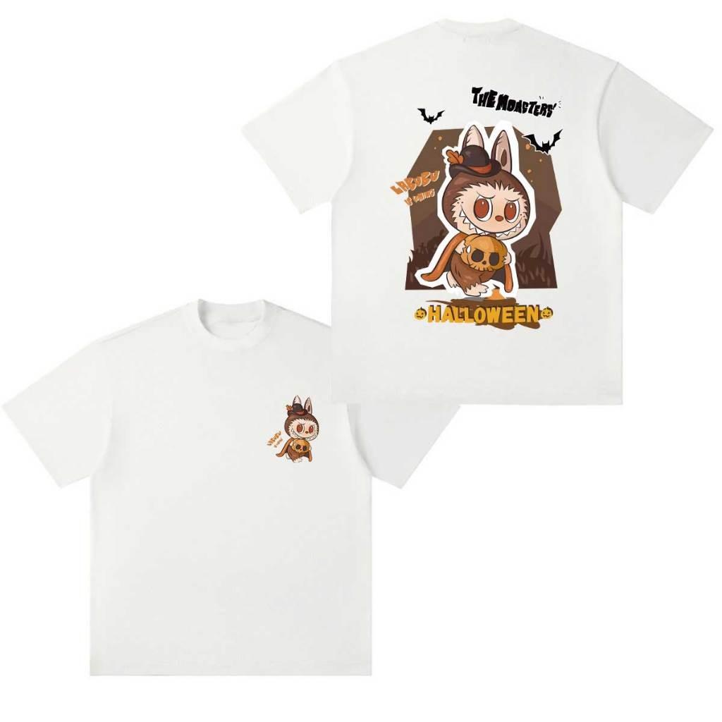 

The latest Halloween labubuT shirt trick or treat short-sleeved street top S
