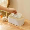 Plastic Tissue Box With Wooden Cover Nordic Simplicity Style Desktop Napkin Box Living Room Bathroom Toilet Square Tissue Box