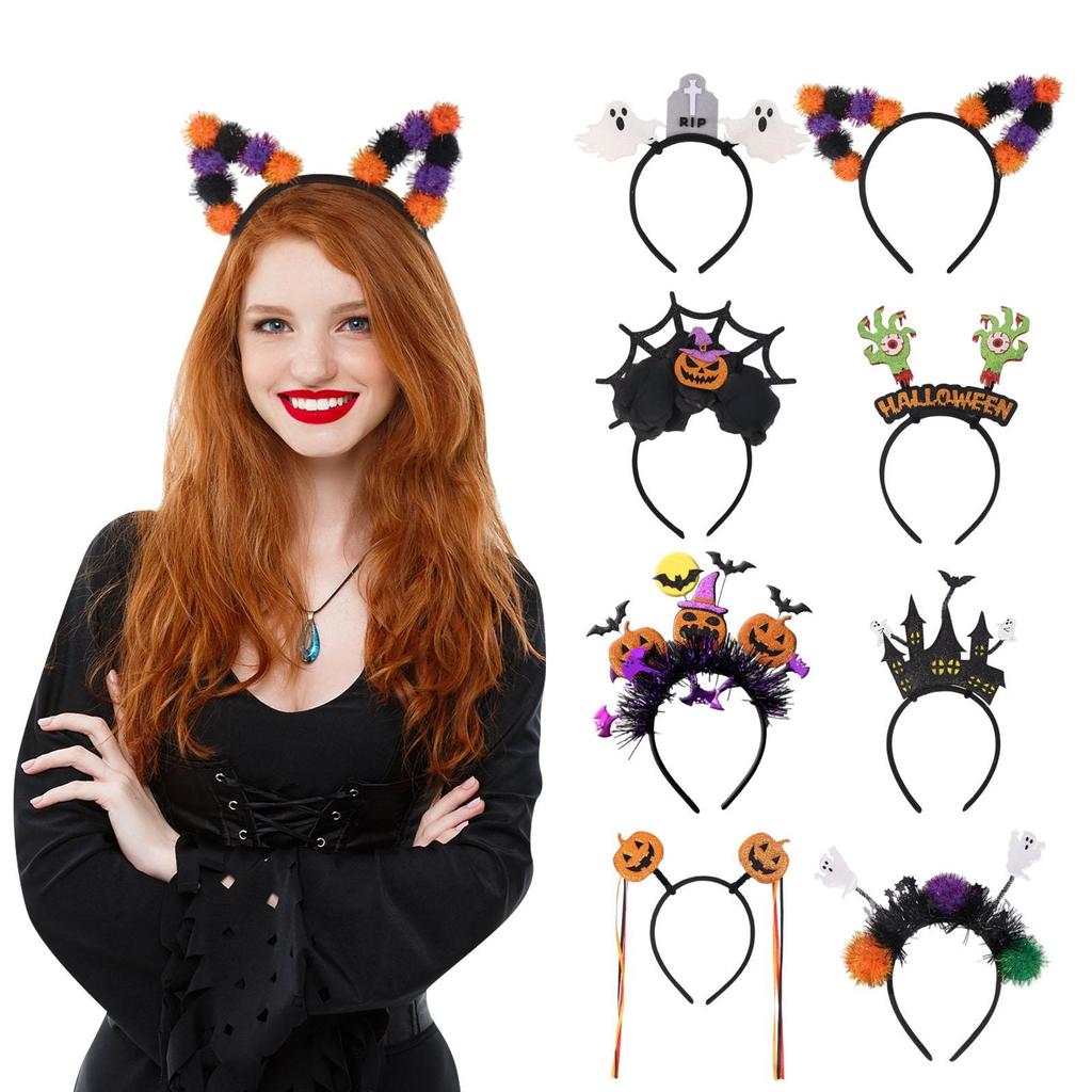 Scary Decoration Halloween Decoration Adult Children Rose  Headdress