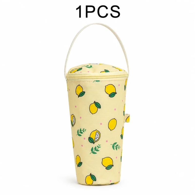 Insulated Milk Tea Carrying Bag Portable Drink Cup Cover Heat Preservation Tote Pouch for Coffee Juice Camping Outdoor Daily Use