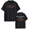 Loose Casual Cotton Vintage Tshirts Singer Alejandro Sanzs Y AHORA QUÉ TOUR 2026 Album Print Tshirt Unisex Hiphop Tshirts