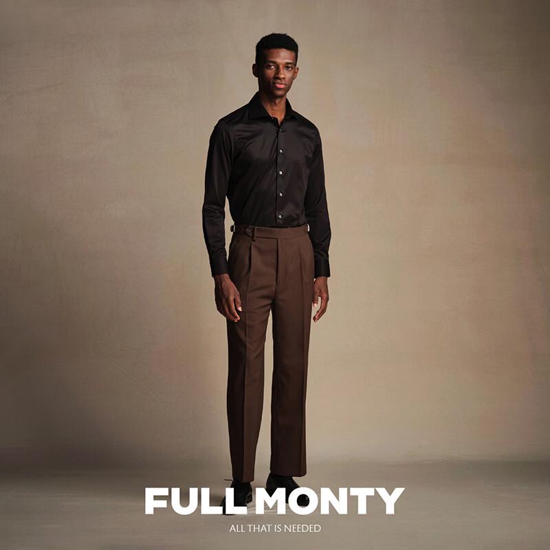 FULL MONTY Men s Wrinkle-Free Short Sleeve Business Shirt EU 40
