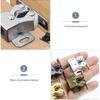 Angoily 12Pcs Cabinet Door Catch Stainless Steel Double Ball Roller Catch Latch Closet Ball Tension Latch Metal Door Accessories Replacement for Home