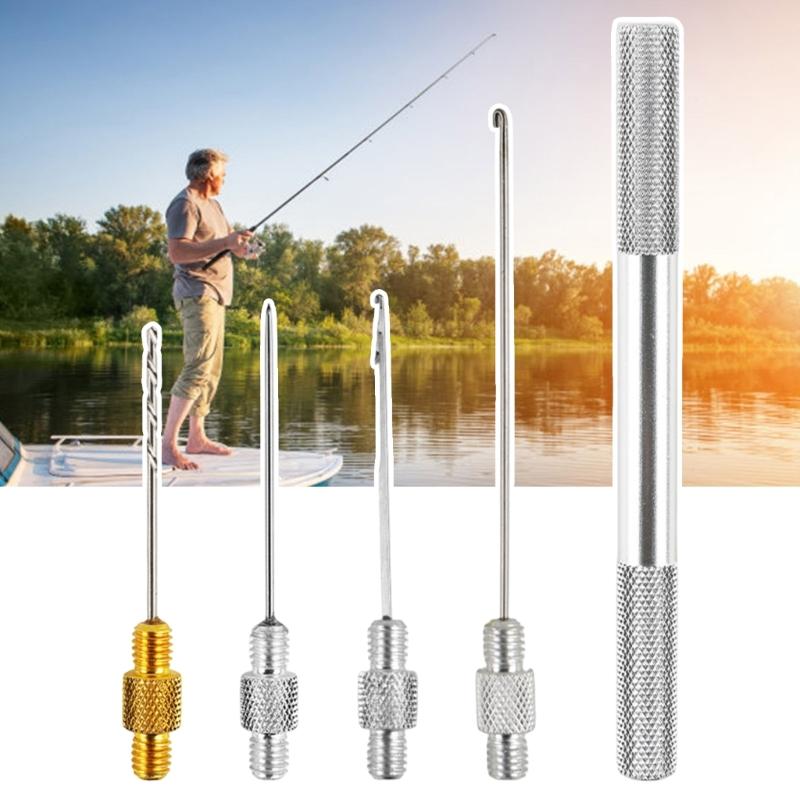 5Pcs Fishing Baits Needle Fishing Baiting Needle Hook Needle Carps Fishing Baiting Rig Tool Fishing Needle for Fishing