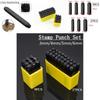 Premium Quality Alphabet And Number Stamps Craft Set For Metal And Leather Projects