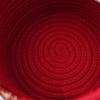 Christmas Decoration Storage Basket With Dust Cover Holiday Gift Box Cotton Rope Woven Snacks Small Gift Storage Basket