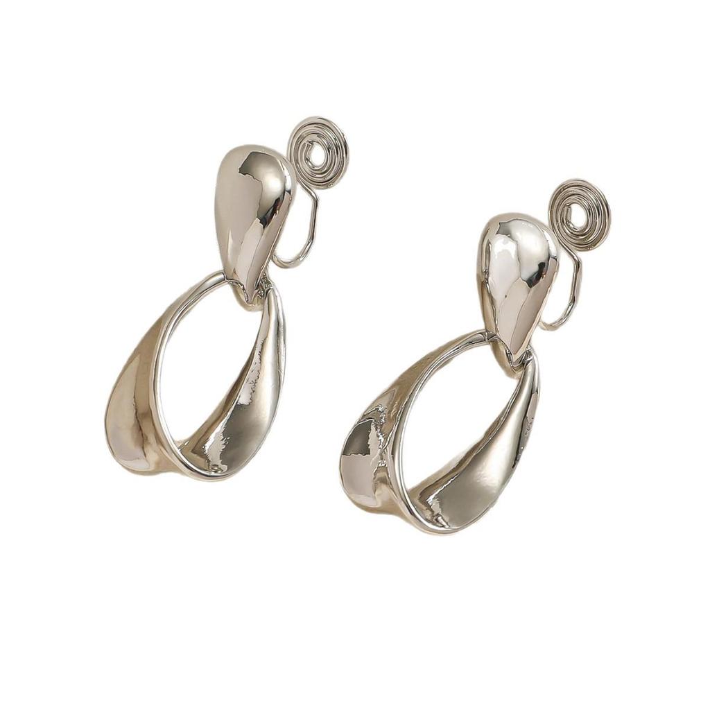 Pince à Oreilles Minimaliste Écologique en Forme de Larme