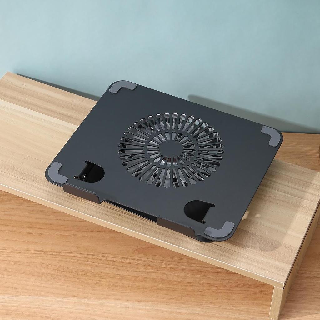 360° Rotating Carbon Steel Laptop Cooling Stand