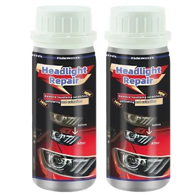 Polierset für Scheinwerfer Chemische Politur Scheinwerferflüssigkeit 100ml Polymer-Reparaturflüssigkeit Die Scheinwerfer Auto Scheinwerfer Restaurierungsset