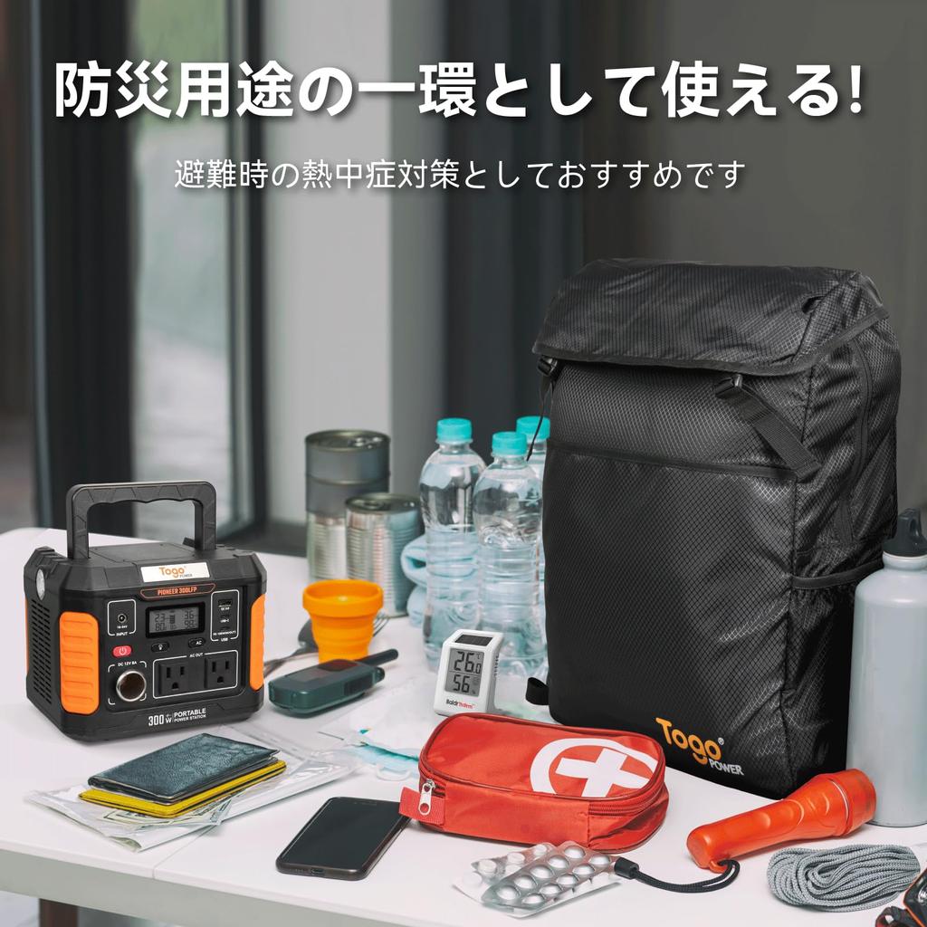Togo Power Portable Power Station and Solar Panel Compact and Powered by a Iron Phosphate BMS Battery 40W Solar High Conversion Solar Generator for