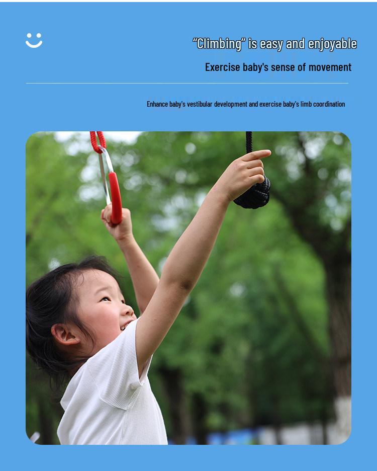 Outdoor Climbing Toys & Swings for Sensory Training and Balance