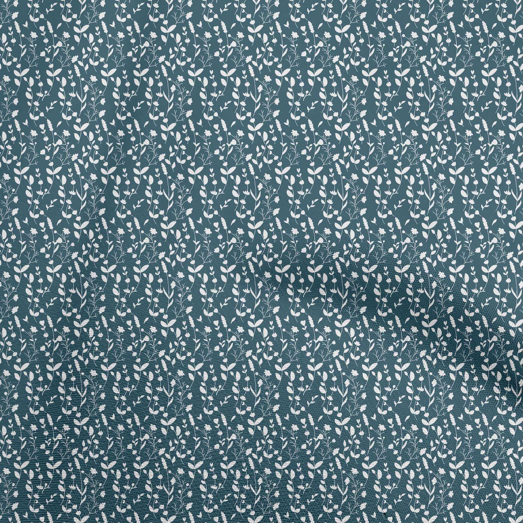

OneOone Cotton Flex Brown Fabric Florals Craft Projects Decor Fabric Printed By The Yard 40 дюймів 42 Inch Wide - Viscose Chiffon чирок синього кольору
