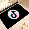 T-TikToks Logo Entrance Door Mat Nordic Style Bedroom Living Room Doormat Home Balcony Anti-Slip Modern Home Decor