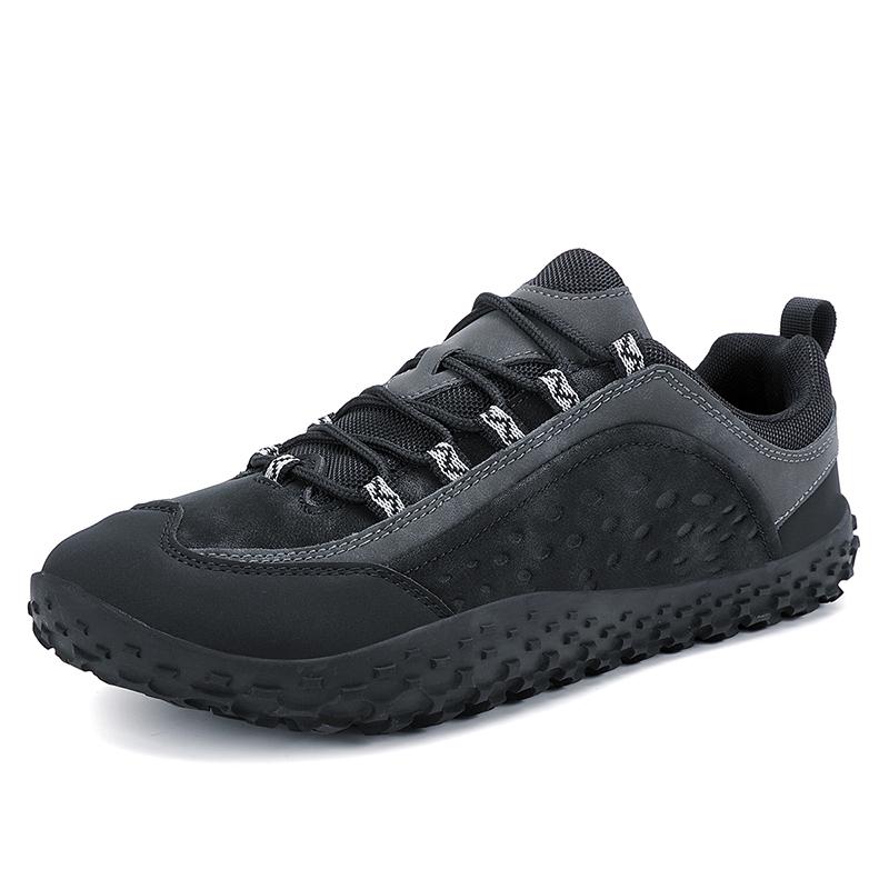 Fashion Retro Style Sneakers Mens Lightweight Anti-slip Treking Footwear Outdoor Male Casual Shoes Simple Trainers Lace-Up Hiking Shoes