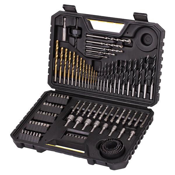 Drill, Bits And Holesaw Set 100 Pcs - S/Sta7205-Xj